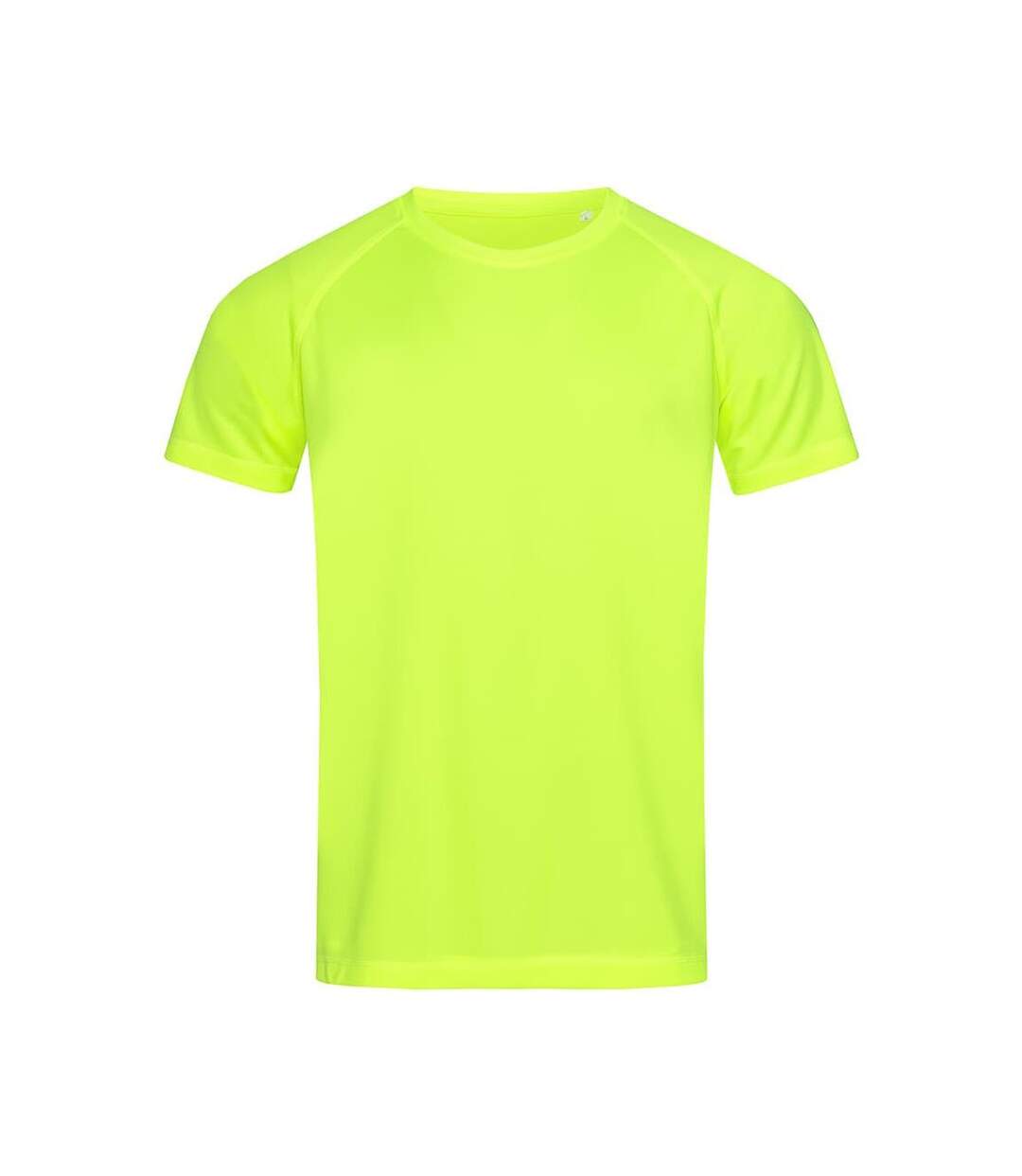 T-shirt Raglan Hommes Jaune Stedman-2