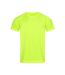 T-shirt Raglan Hommes Jaune Stedman-2