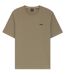 Mens Waffle Knit T-shirt Brown Boss-2