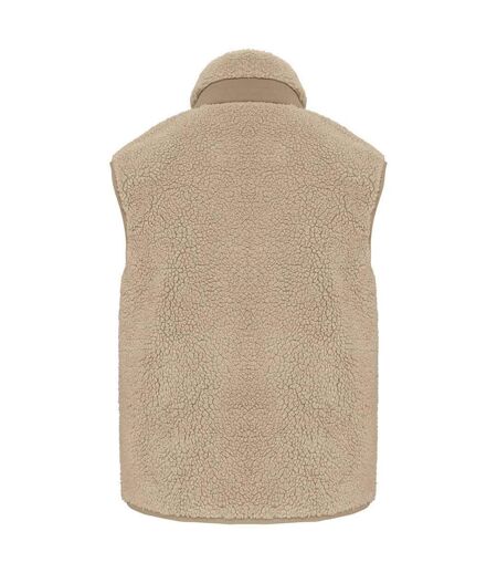 Unisex Adult Sherpa Body Warmer Wet Sand Driftwood Native Spirit