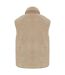 Unisex Adult Sherpa Body Warmer Wet Sand Driftwood Native Spirit-2