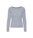 Top Gris/Marine à rayures Femme Vero Moda Chloe - L-1