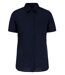 Chemise popeline manches courtes - Femme - K548 - bleu marine