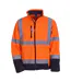 Veste Softshell Adulte Orange Bleu Marine Yoko-1