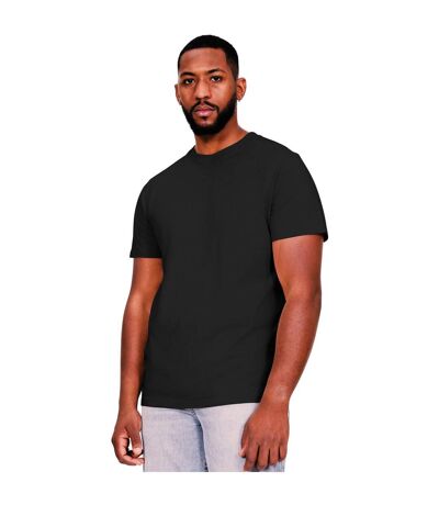 Casual Classics Mens Core Ringspun Cotton Slim T-Shirt (Black) - UTAB574