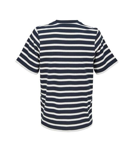 Womens/ladies Legend T-shirt Navy Off White SOLS