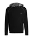 Mens Mix&match Full Zip Hoodie Black Boss-2