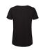 T-shirt Ras Du Cou En Coton Biologique Noir B&C Womens/Ladies Favourite-2
