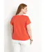 T-shirt brodé ajouré manches courtes-2