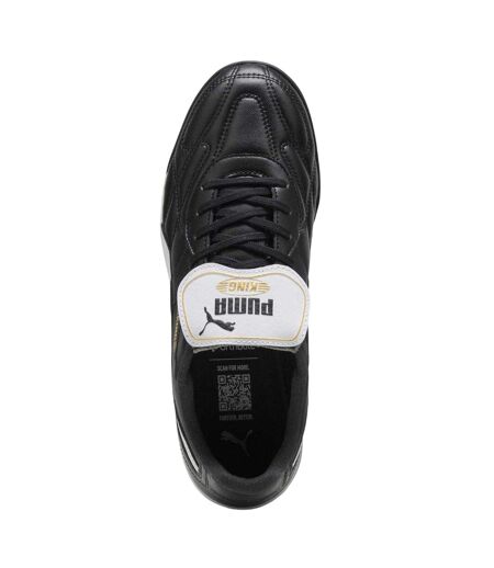 Mens King Top Rubber Astro Turf Trainers  Black Puma