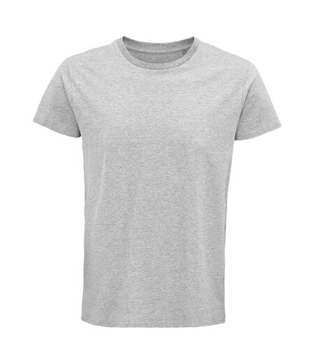 Mens Crusader Organic T-shirt Grey Marl SOLS