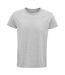 Mens Crusader Organic T-shirt Grey Marl SOLS-2