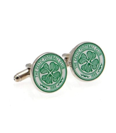 Celtic FC Cufflinks (Green) (One Size)