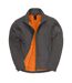 Veste Softshell Id.701 Homme Gris Foncé Orange Néon B&C-1