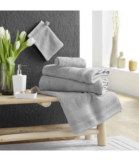 Serviette de Toilette Tendresse 50x90cm Gris Perle
