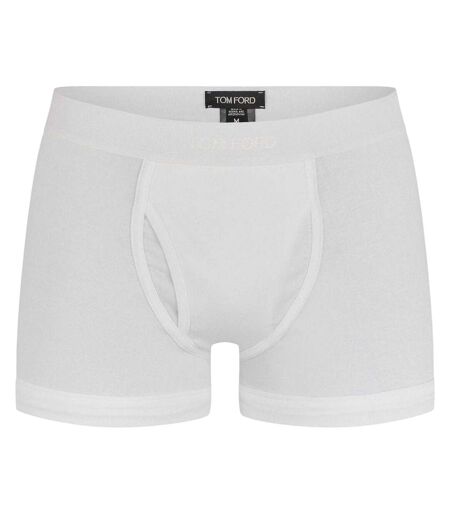 Mens Logo Slim Boxer Briefs White Tom Ford