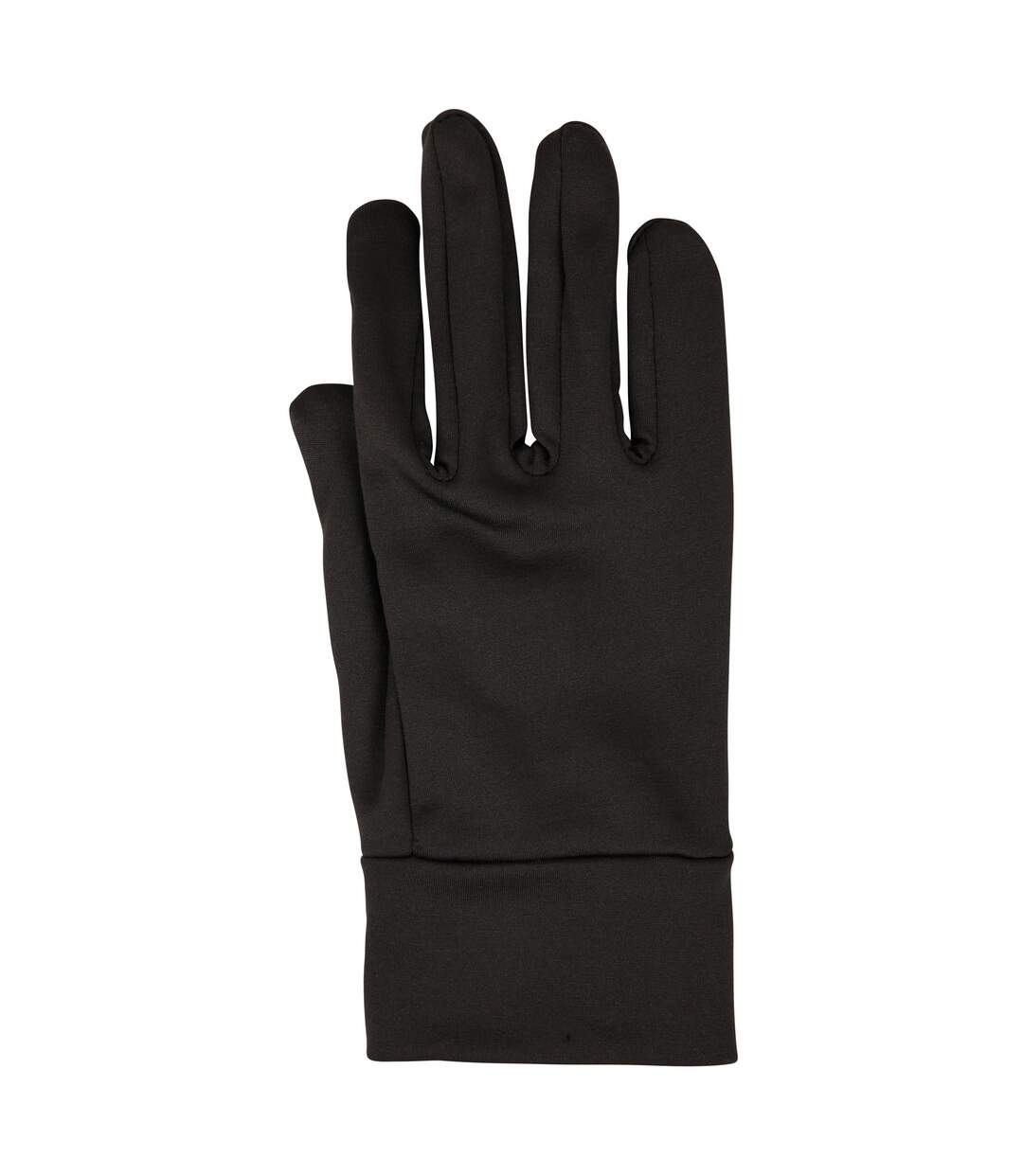Unisex adult touch screen glove liner black Mountain Warehouse-2