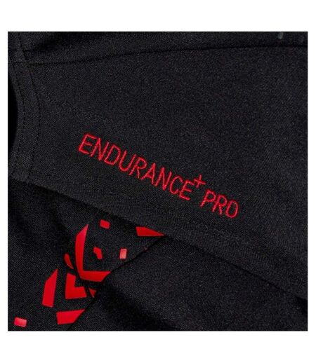 Womens/ladies Aztec One Piece Swimsuit Black Red Speedo