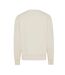 Unisex adult kruger recycled cotton crew neck relaxed fit sweatshirt natural raw Iqoniq-2