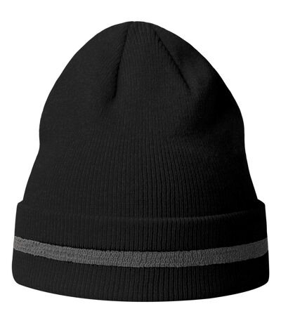 Atlantis Unisex Adult Workout Recycled Hi-Vis Beanie (Black)