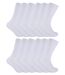 12 Pairs Mens Thin Non Elastic Thermal Diabetic Socks