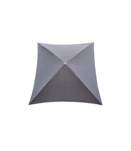 Parasol de Plage Carré Helenie 239cm Gris