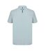 Polo Golf Motif/style Rayures Contrastées Homme Gris Slazenger-2