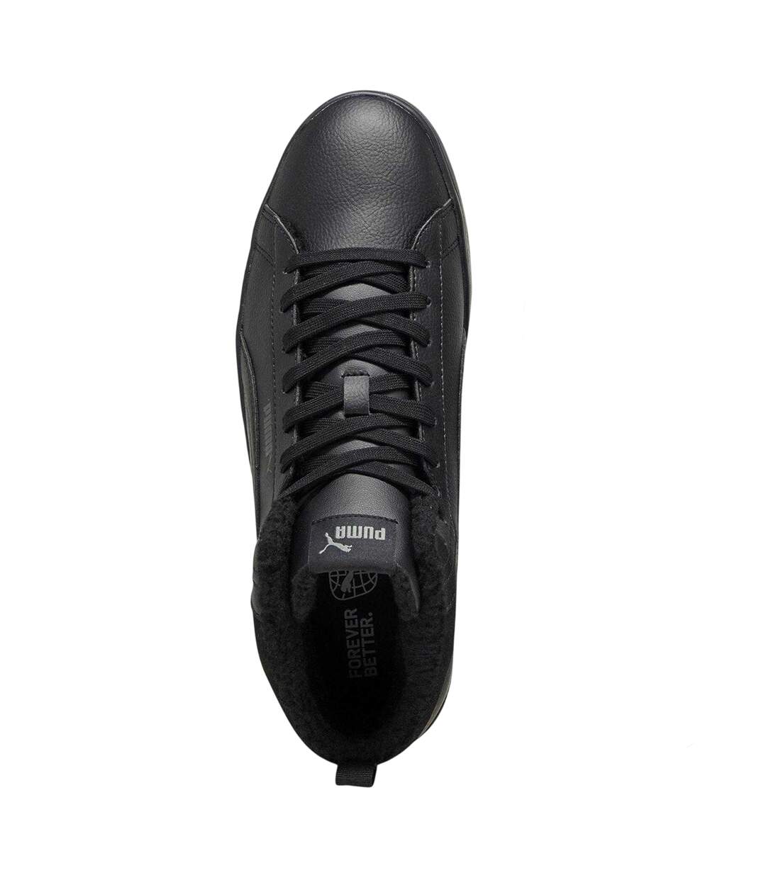 Mens Smash 3.0 Suede Water Resistant Trainers Black Grey Puma-3