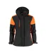 Doudoune Softshell Femme Noir Orange Printer-1