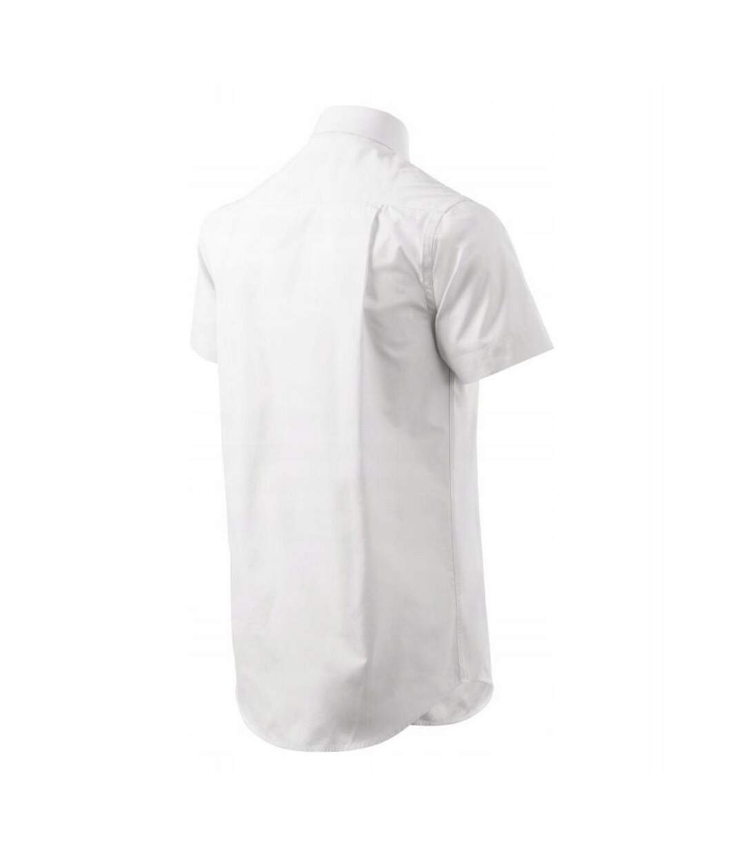 Chemise Motif/style Uni Chic Homme Blanc Malfini-4