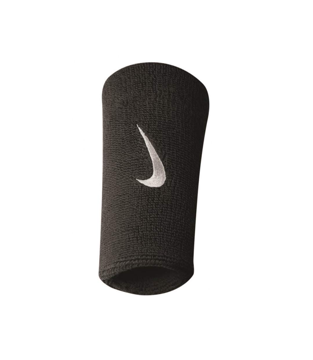 Pack of 2  Jumbo swoosh wristband  black/white Nike-3