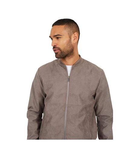 Blouson Aviateur Homme Taupe Brave Soul