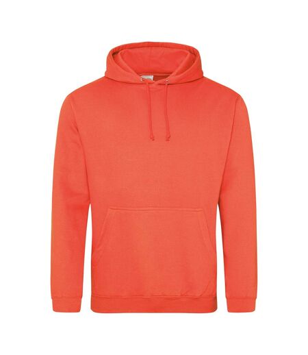 Sweat à capuche college homme rouge clair Awdis