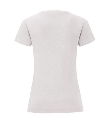 T-shirt iconic femme blanc Fruit of the Loom