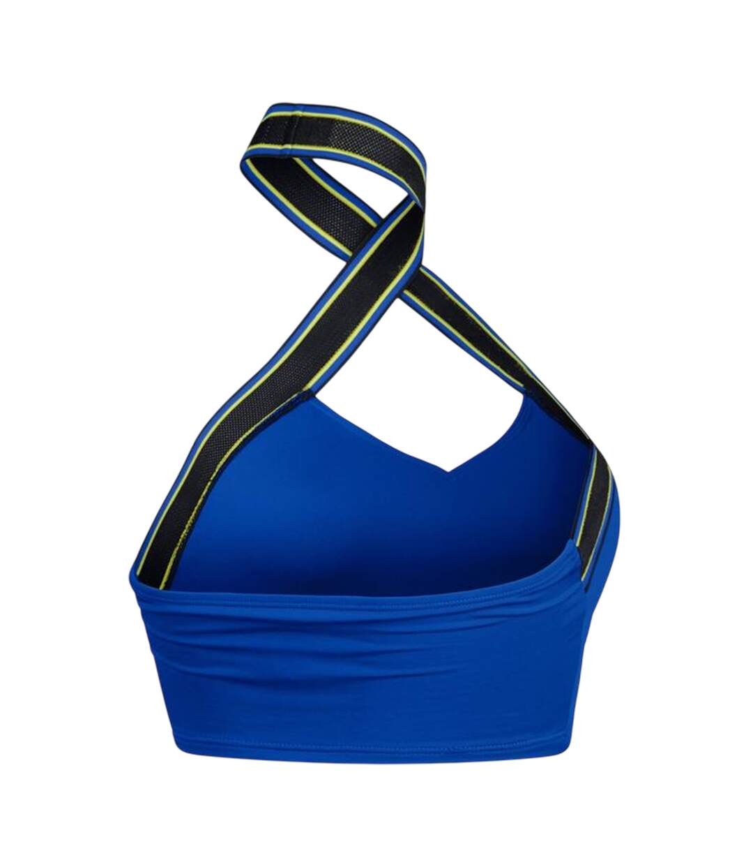 Womens/ladies Stripe Halter Neck Bikini Blue Speedo-3