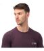Mens Mock Neck Fitted Lounge Top Navy Emporio Armani-3