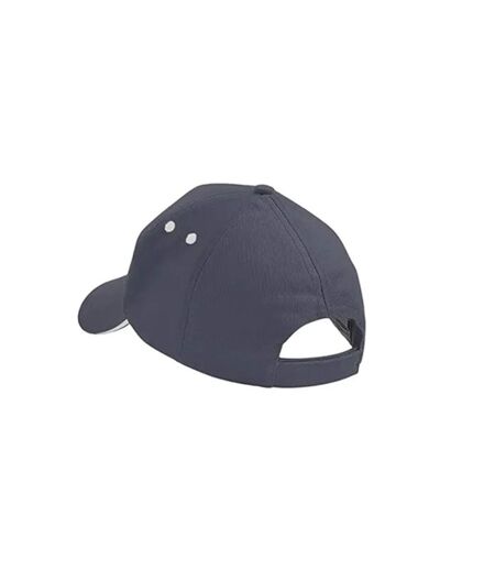 Casquette 100% coton adulte unisexe gris foncé/gris pâle Beechfield