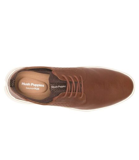 Hush Puppies Mens Bennet Leather Shoes (Brown) - UTFS7508