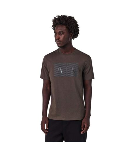 T-shirt Motif/style Géométrique Homme Ton Kaki Armani Exchange
