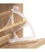 Range chaussures 3 portes effet cannage DRAWY - Beige-5