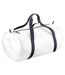 BagBase Packaway Barrel Bag/Duffel Water Resistant Travel Bag (8 Gallons) (Pack (White) (One Size)