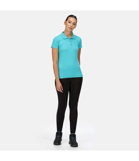 Womens/ladies Sinton Polo Shirt Turquoise Regatta