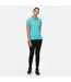 Womens/ladies Sinton Polo Shirt Turquoise Regatta-1