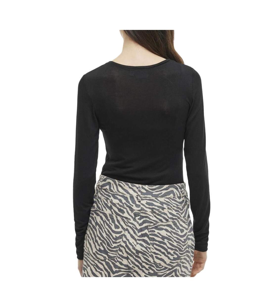 T-Shirt noir femme vila nellie-2