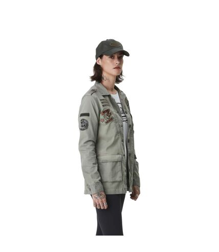 Veste femme militaire avec patch Milly Vondutch