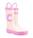 Bottes de pluie puddle enfant rose Cotswold-1