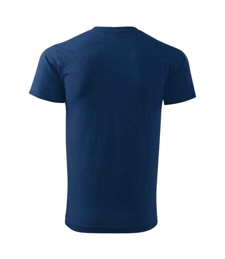 T-shirt Basic Homme Bleu Foncé Adler