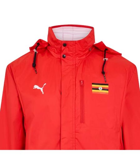 Mens Performance Training Jacket Red Puma