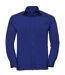 Chemise poplin manches longues repassage facile - Homme - RU934M - bleu roi-2
