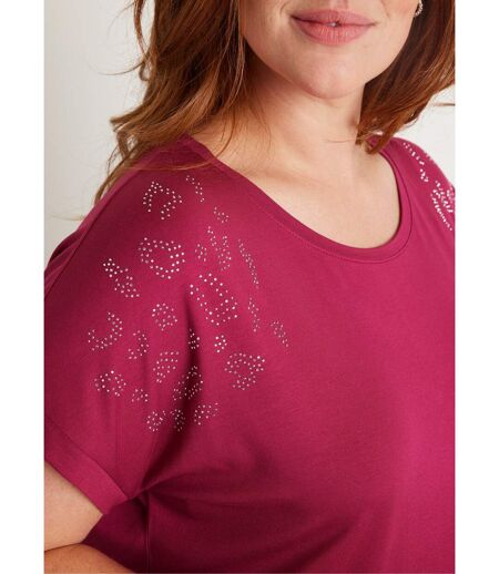 T-shirt long manches courtes uni